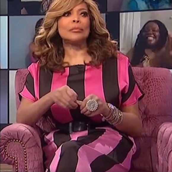 CHRISTOPHER JOHN ROGERS + Target ~ Pink & Black Striped Maxi Dress ~ Size 0 - Picture 4 of 16